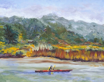 Penny Island Kayaker